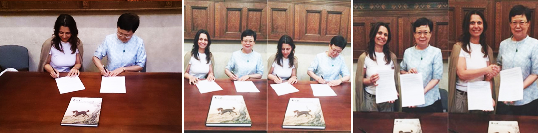 Il 27 giugno 2015 Fung Ming-chu, direttrice del Museo del Palazzo Nazionale, e Irene Sanesi, presidente dell'Opera di Santa Croce, hanno firmato a Firenze l'accordo di collaborazione per la mostra
