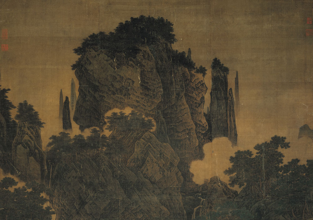 Wind in Pines Among a Myriad Valleys Li Tang, Song Dynasty