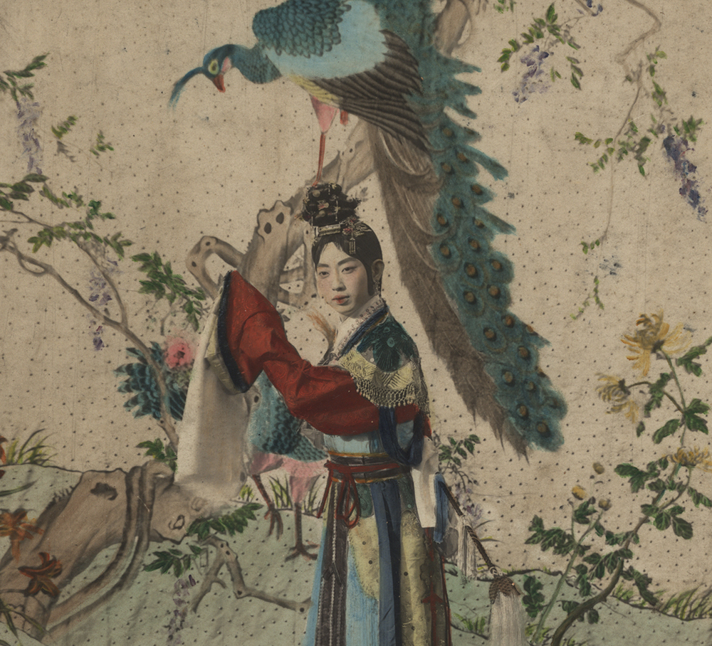 Stage photo of Mei Lan-fang in Goddess Speading Flowers