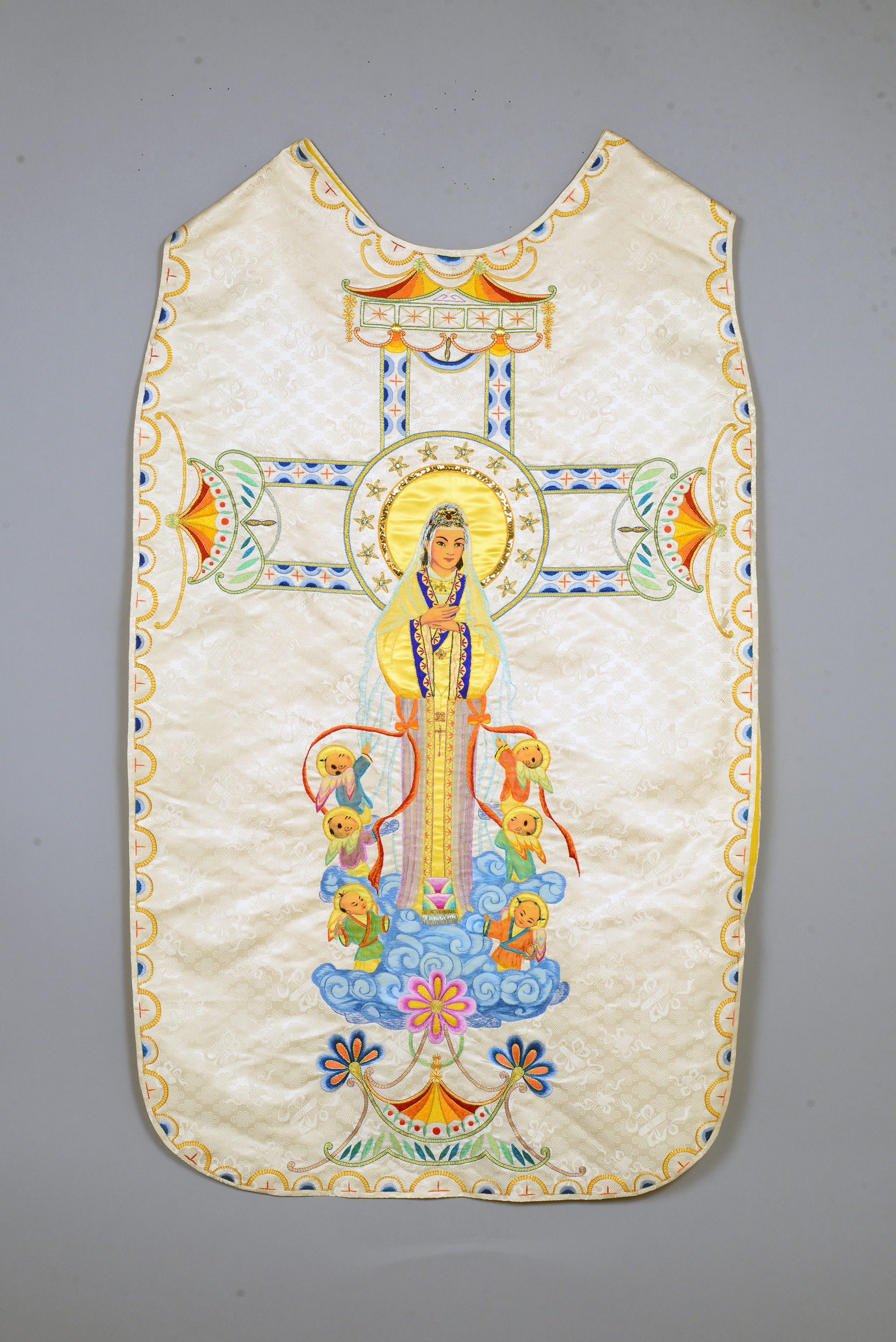 Chasuble with stole of Saint Pope John Paul II (r. 1978-2005)