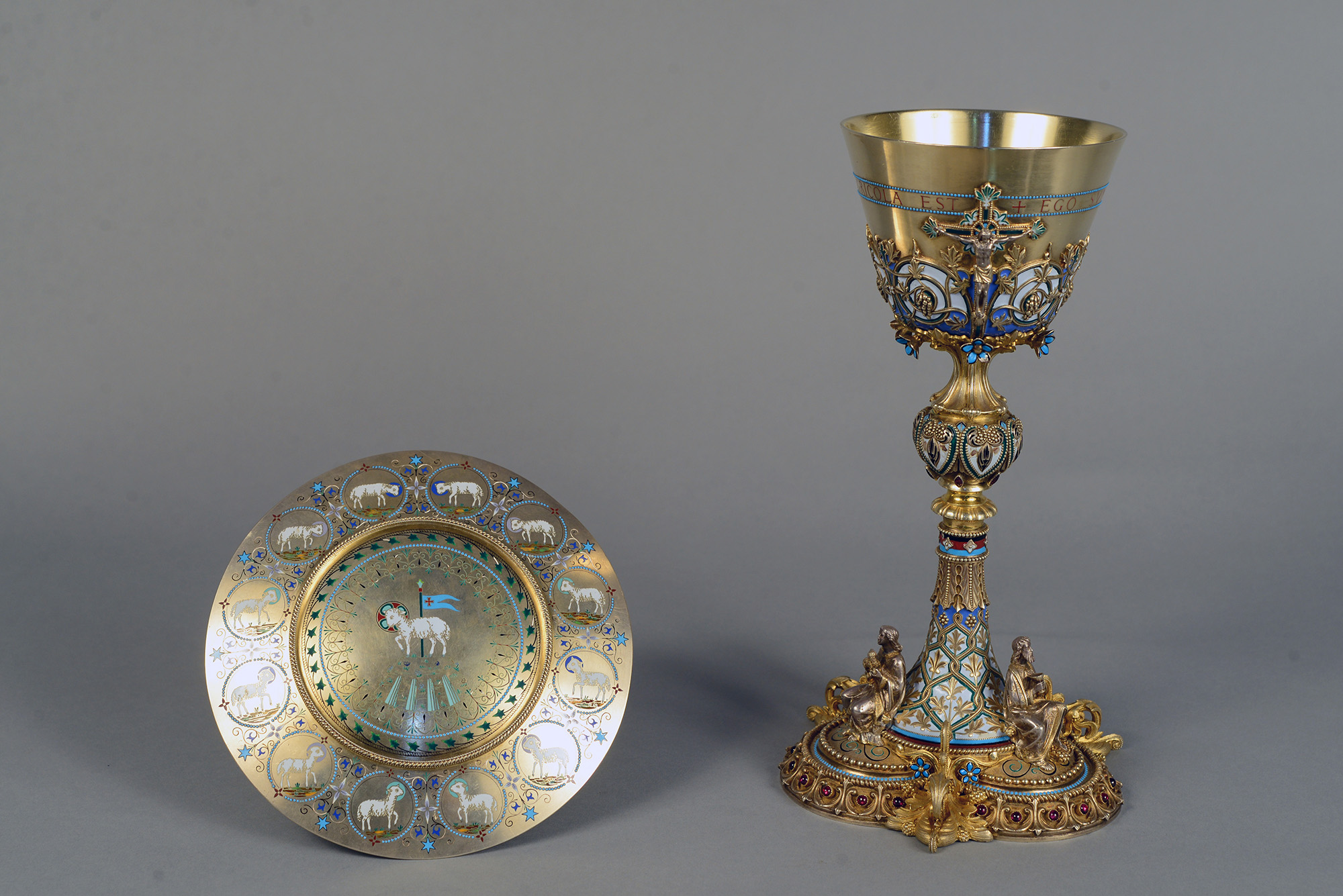 Chalice with paten of Blessed Pope Pius IX (r. 1846-1878)