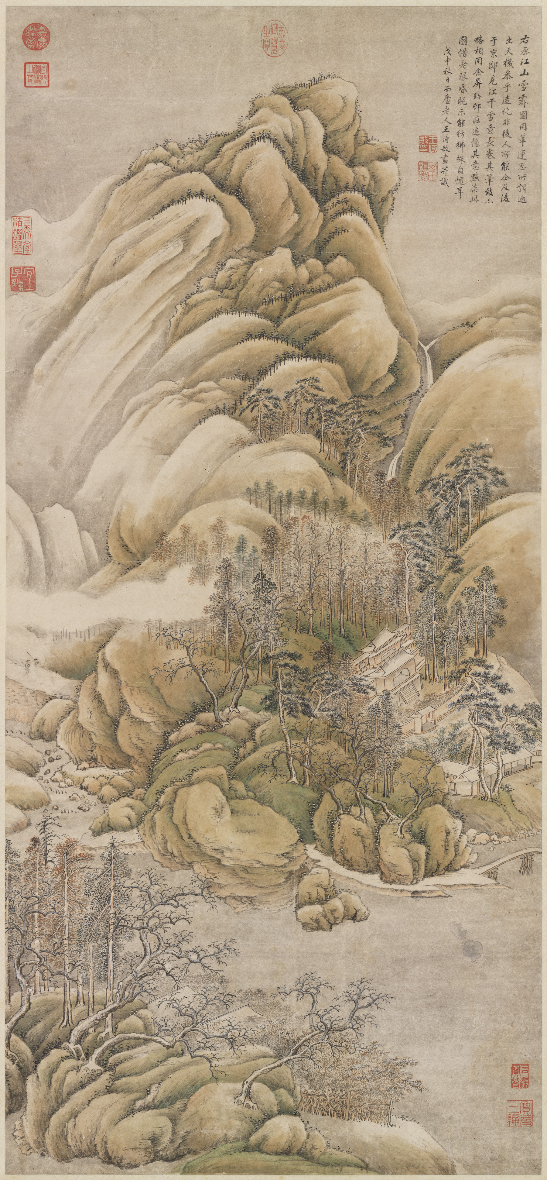 In Imitation of Wang Wei’s "Clearing After Snow Over Rivers and Mountains"