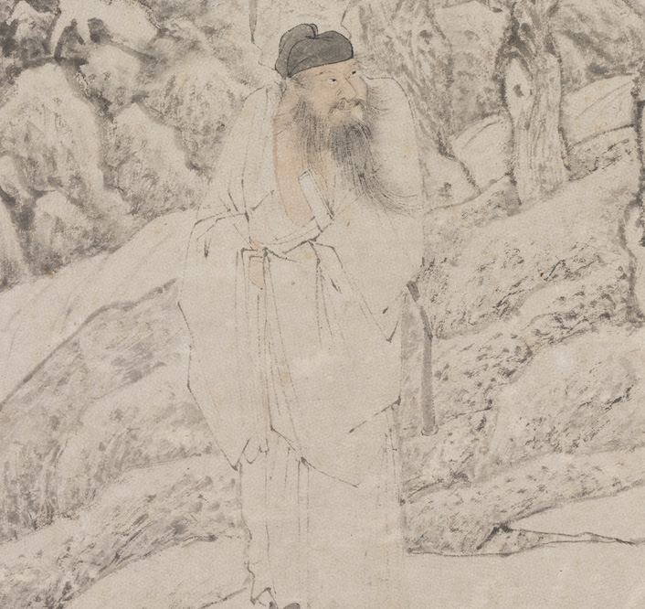 Zhong Kui in a Wintry Grove