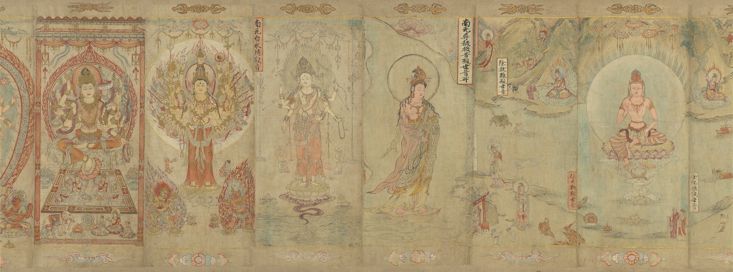 Scroll of Buddhist Images