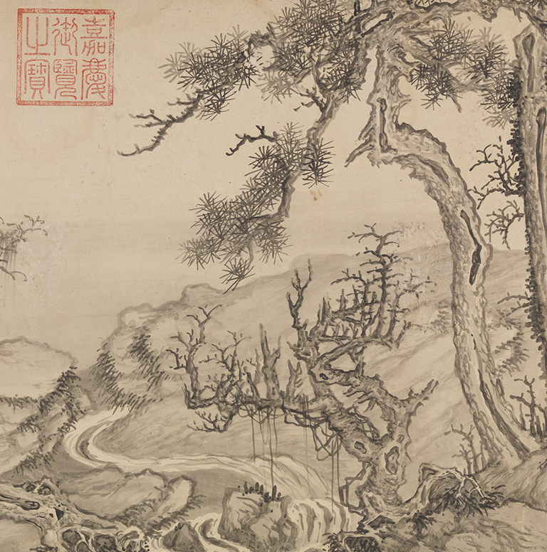 After Li Cheng's Wintry Grove on a Level Plain