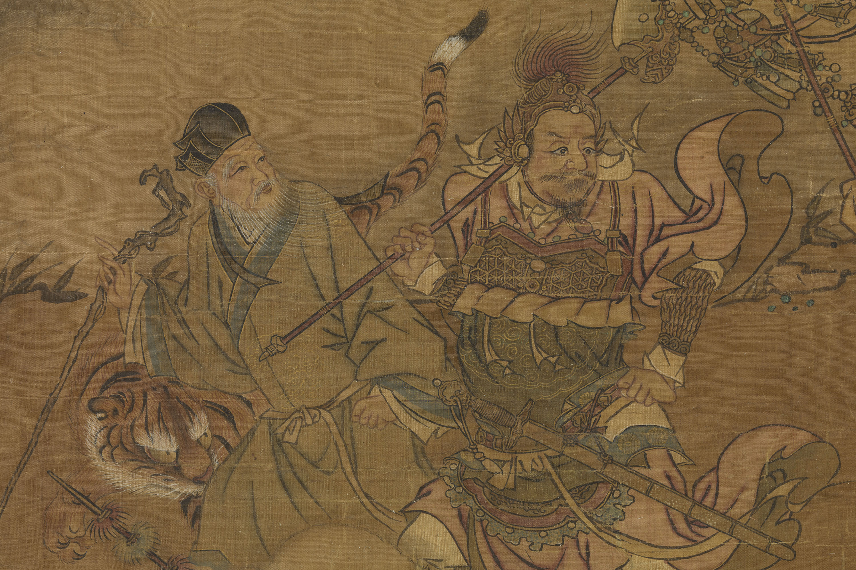 The Three Taoist Officials Making an Inspection Tour