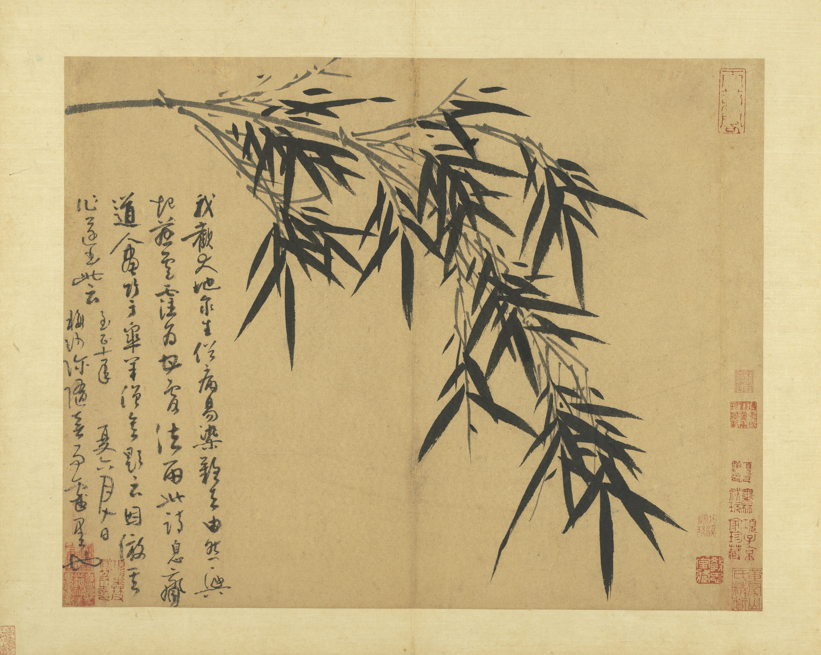 Painting Bamboo in Imitation of Xizhai (Li Kan)
