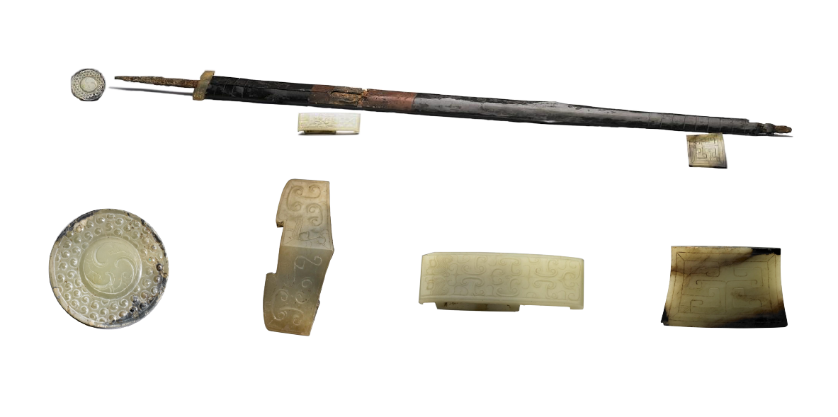 Jade Sword Ornaments