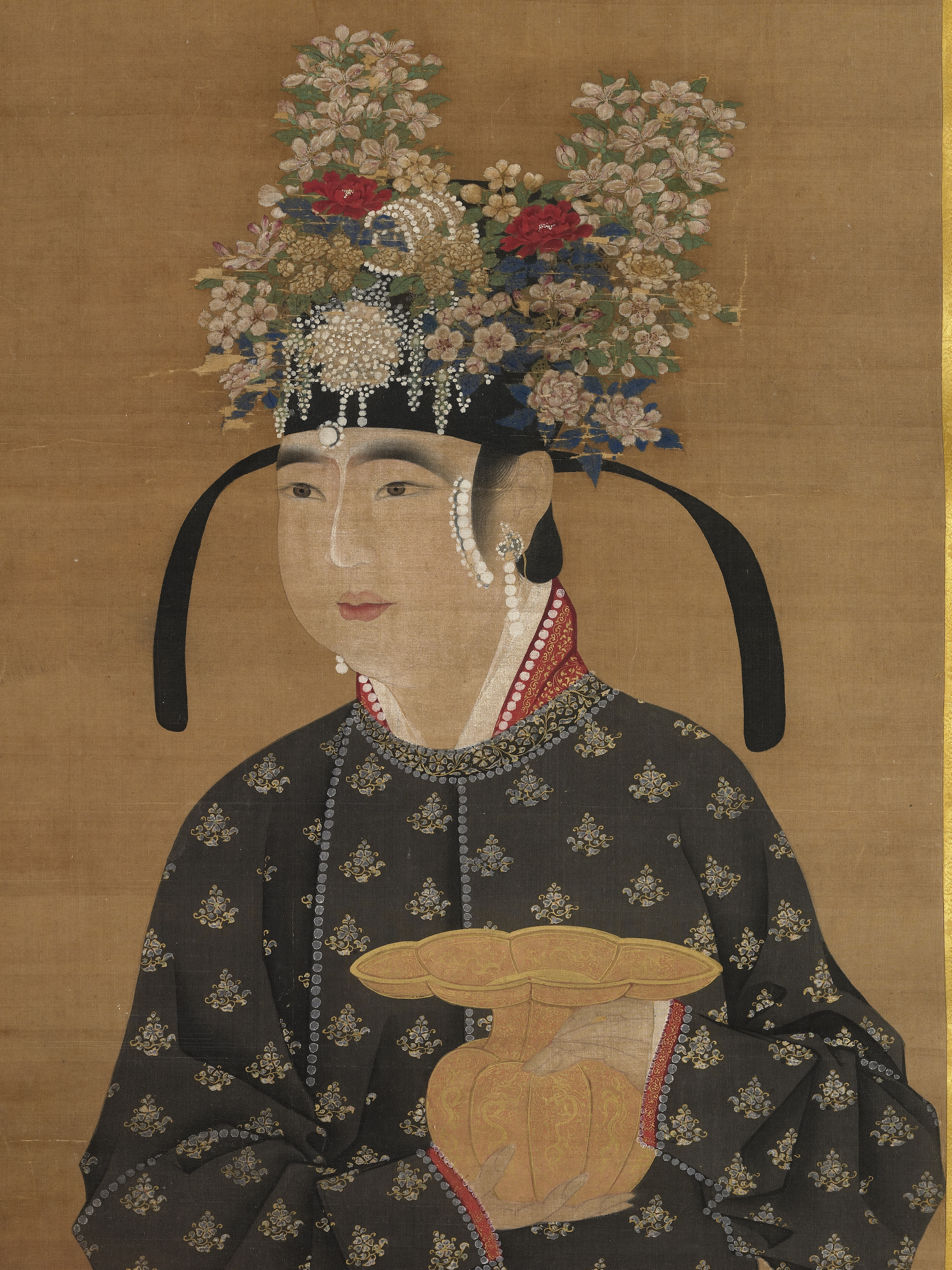 Seated Portrait of Song Renzong's Empress