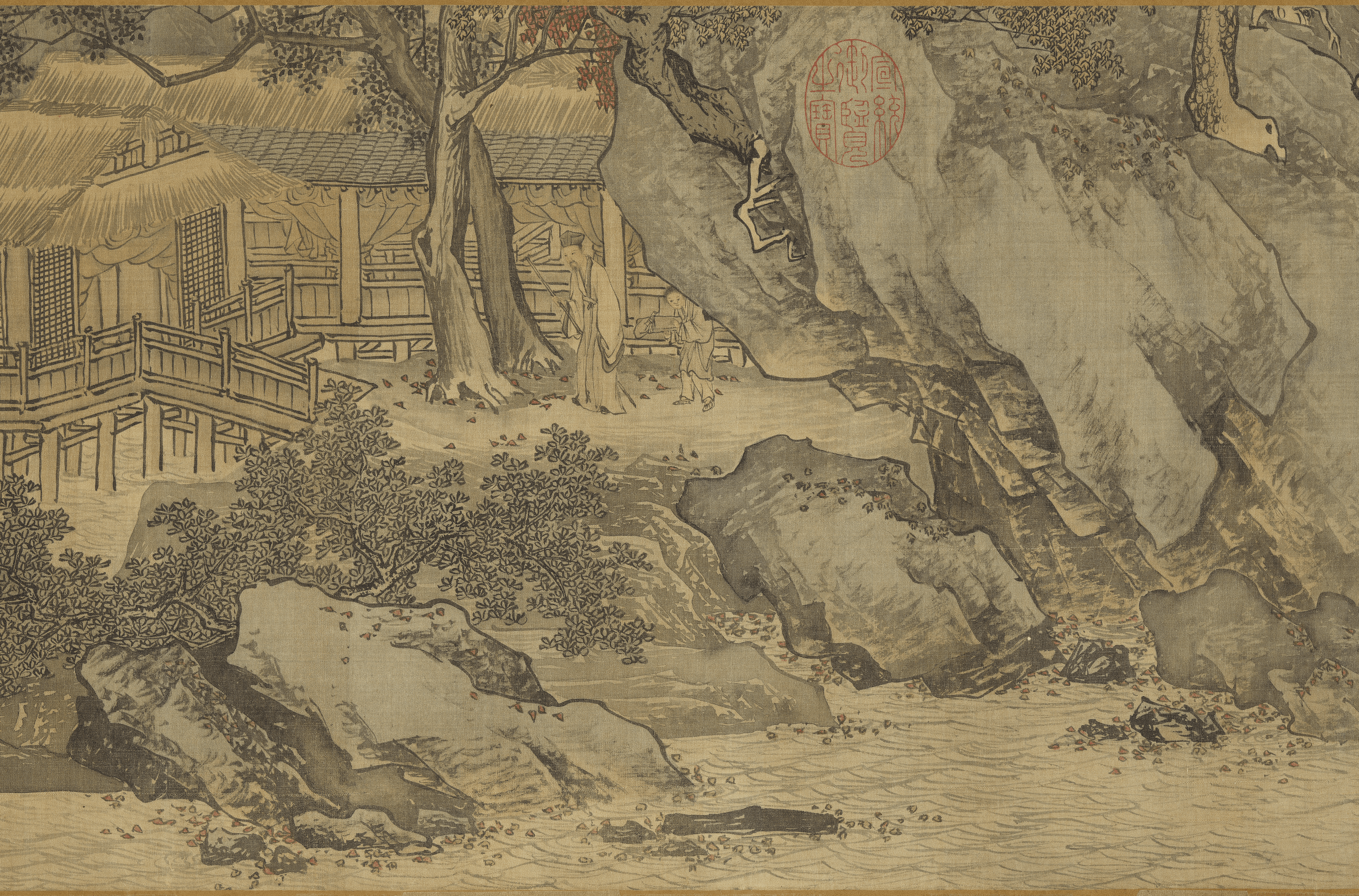 Hermit Anglers on a Mountain Stream
