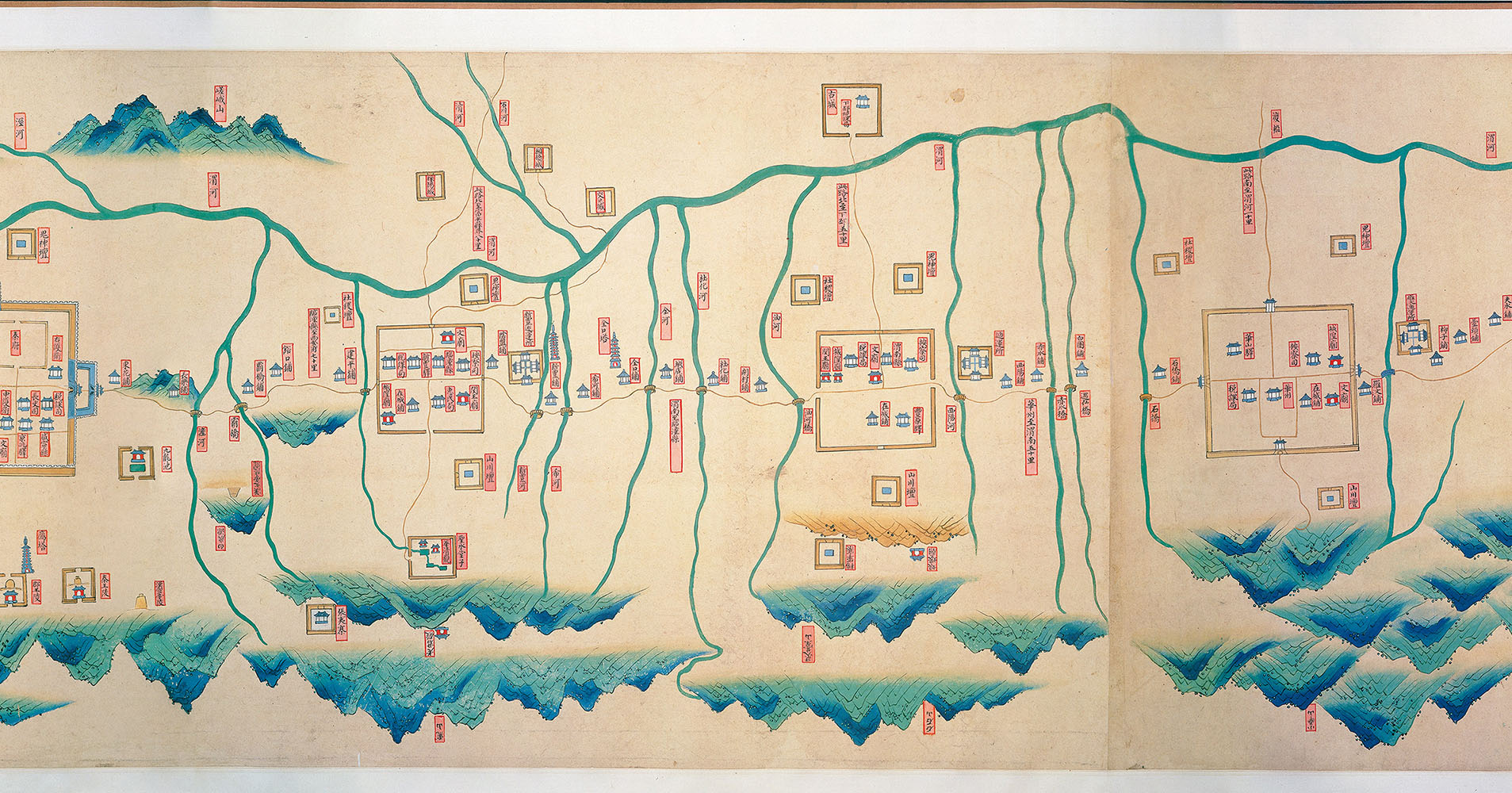 Map of the Relays from Nanjing to Gansu-10