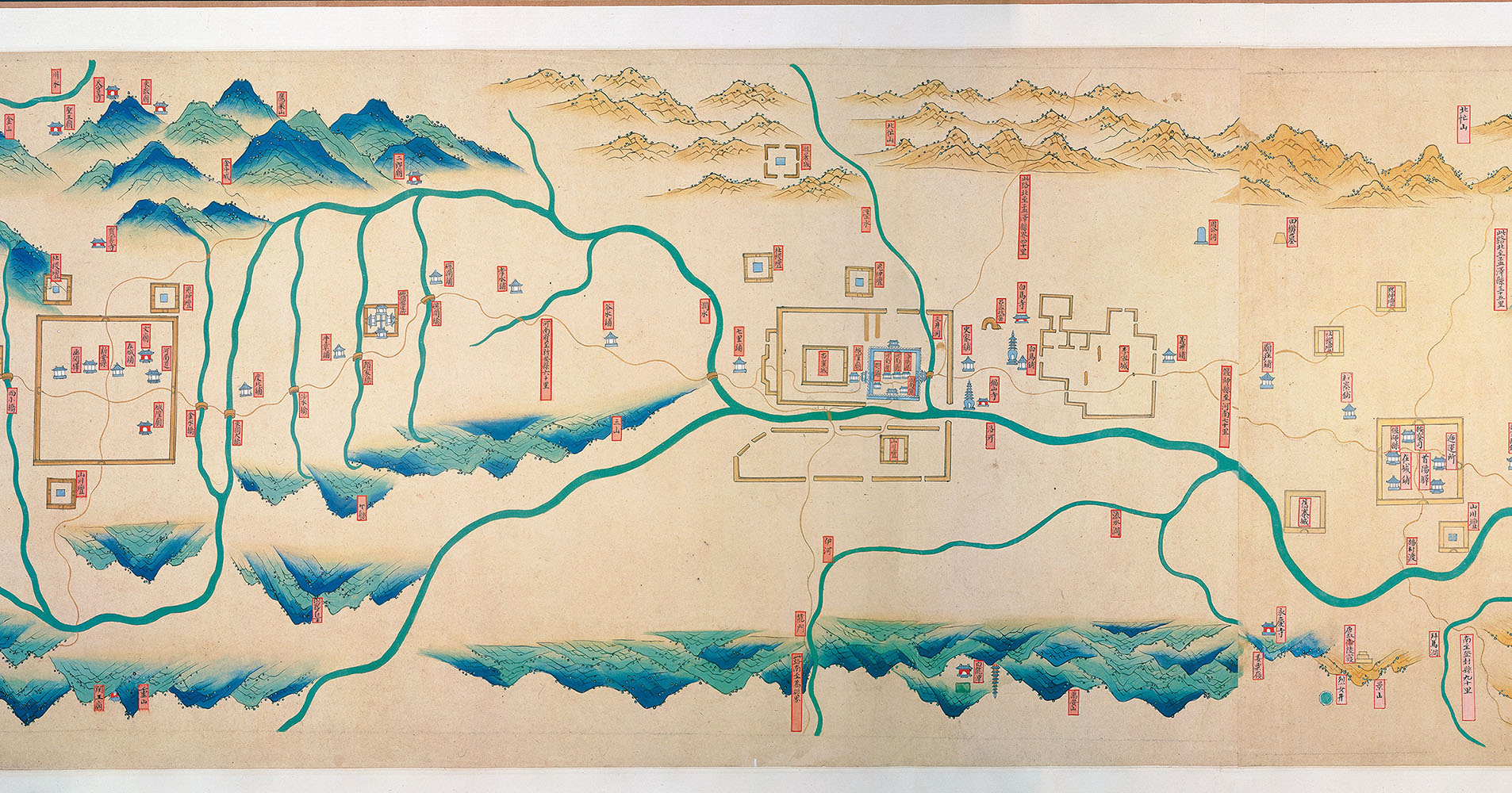 Map of the Relays from Nanjing to Gansu-12
