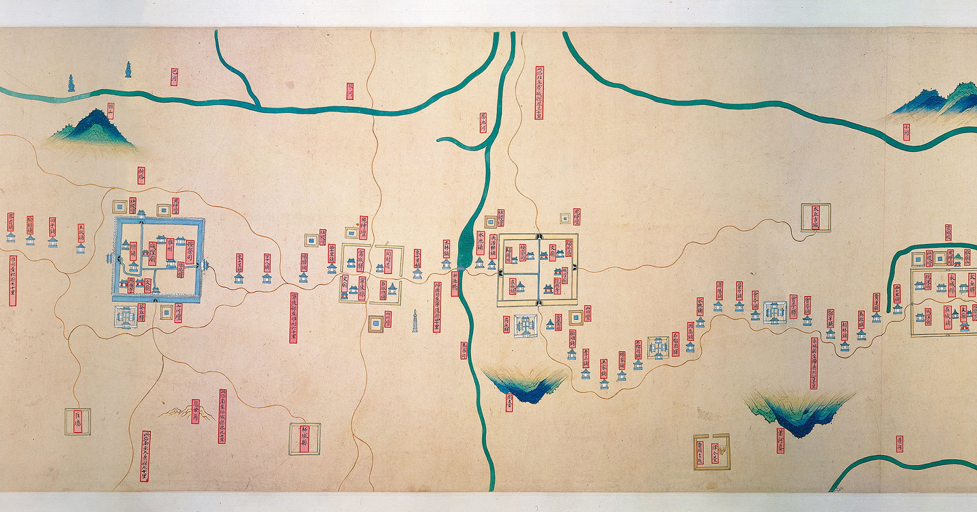 Map of the Relays from Nanjing to Gansu-16