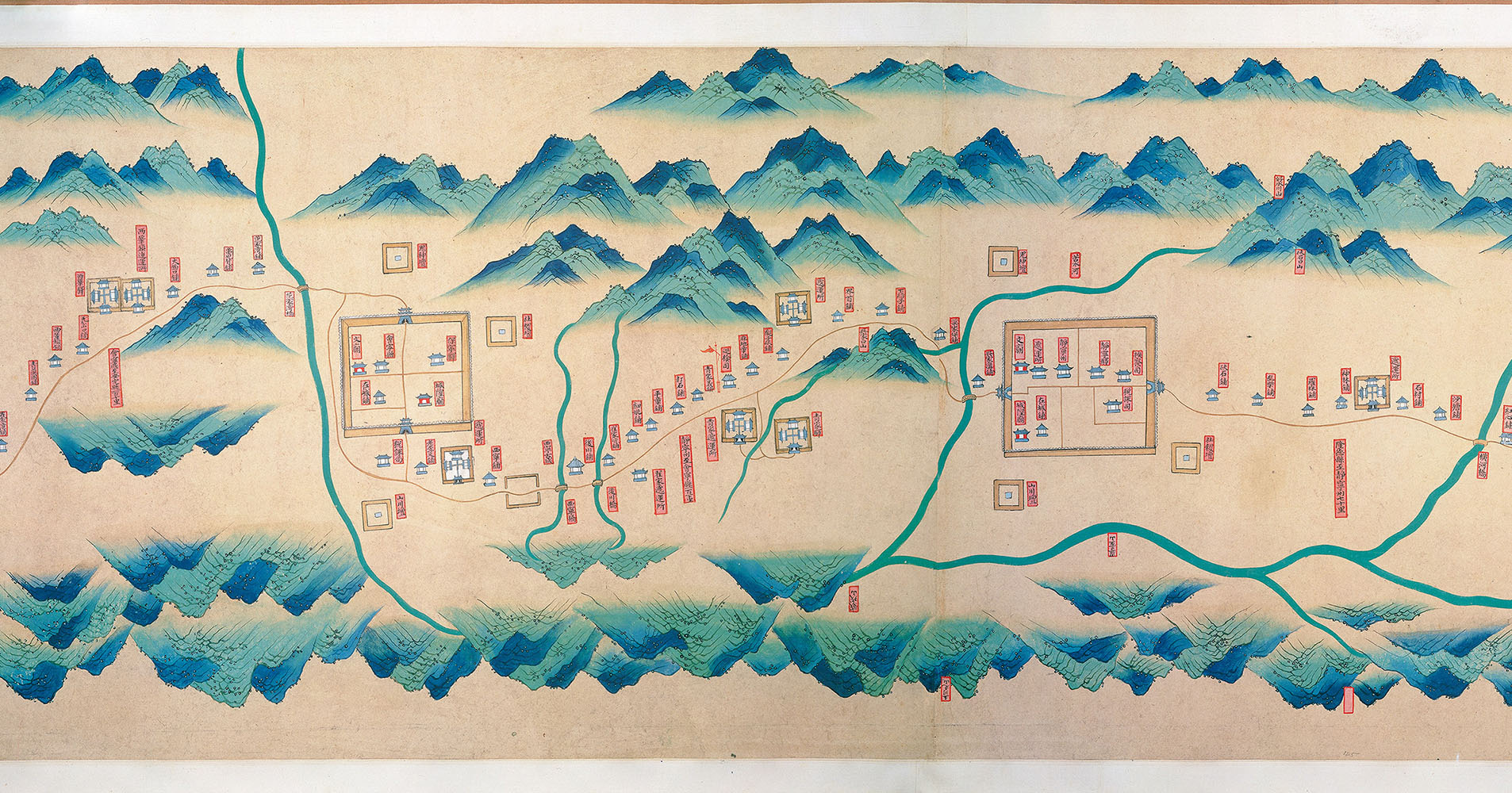 Map of the Relays from Nanjing to Gansu-6