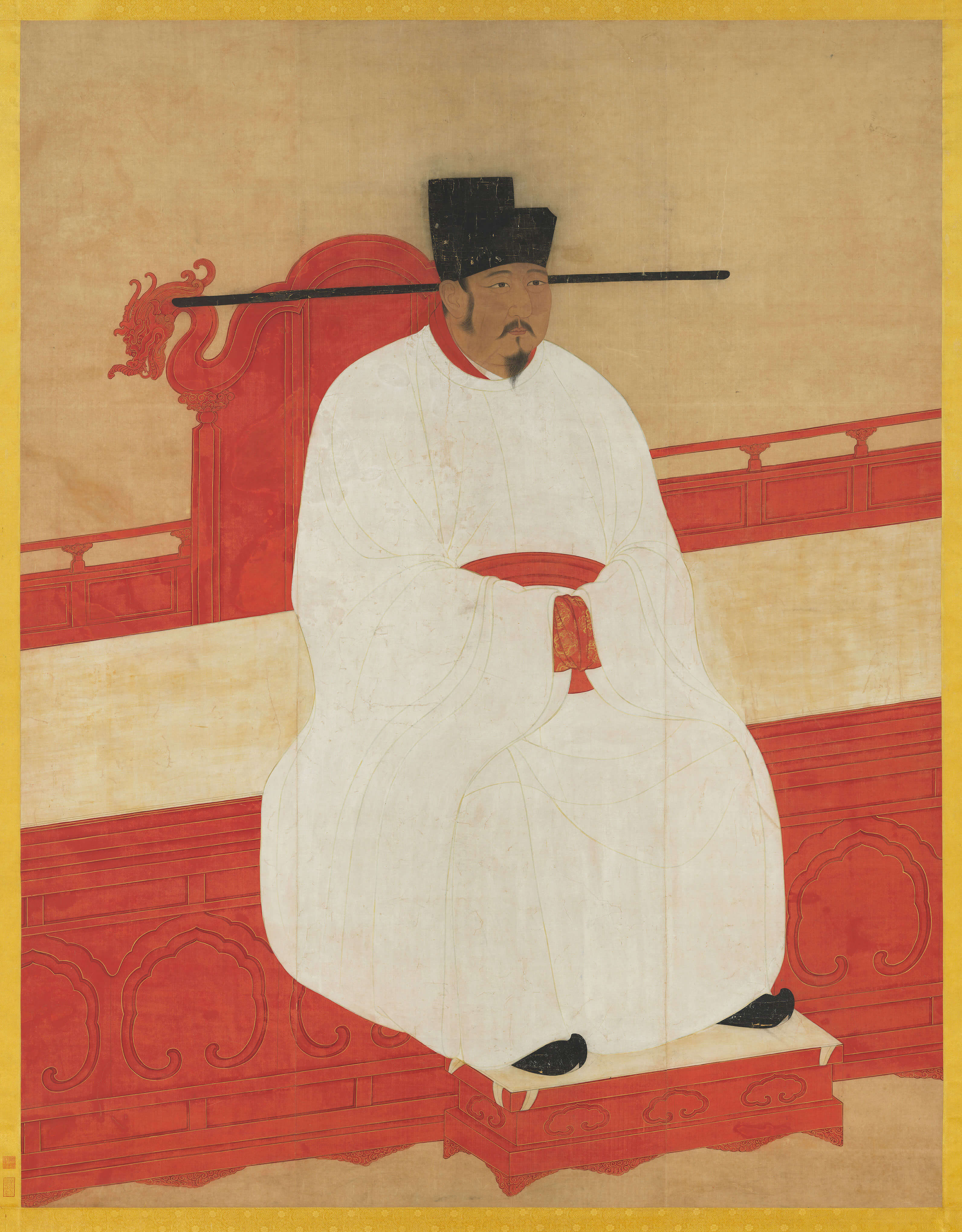 Seated Portrait of Emperor Yingzong of the Song