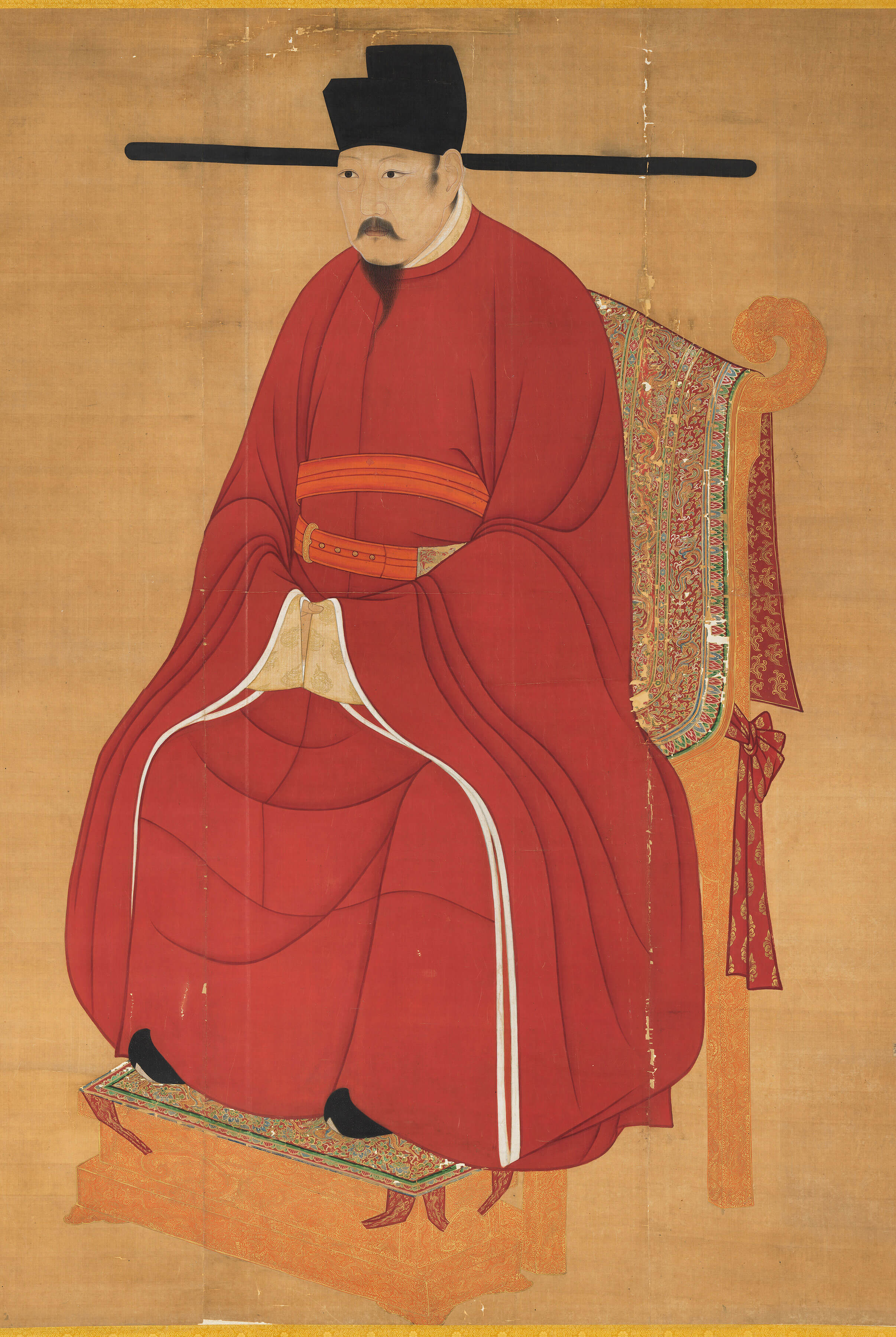 Seated Portrait of Emperor Renzong of the Song