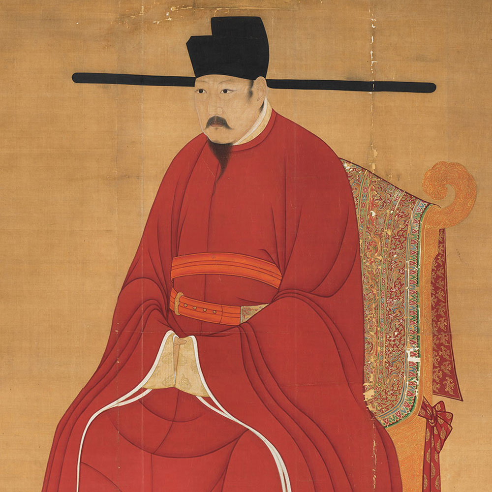 Seated Portrait of Emperor Renzong of the Song
