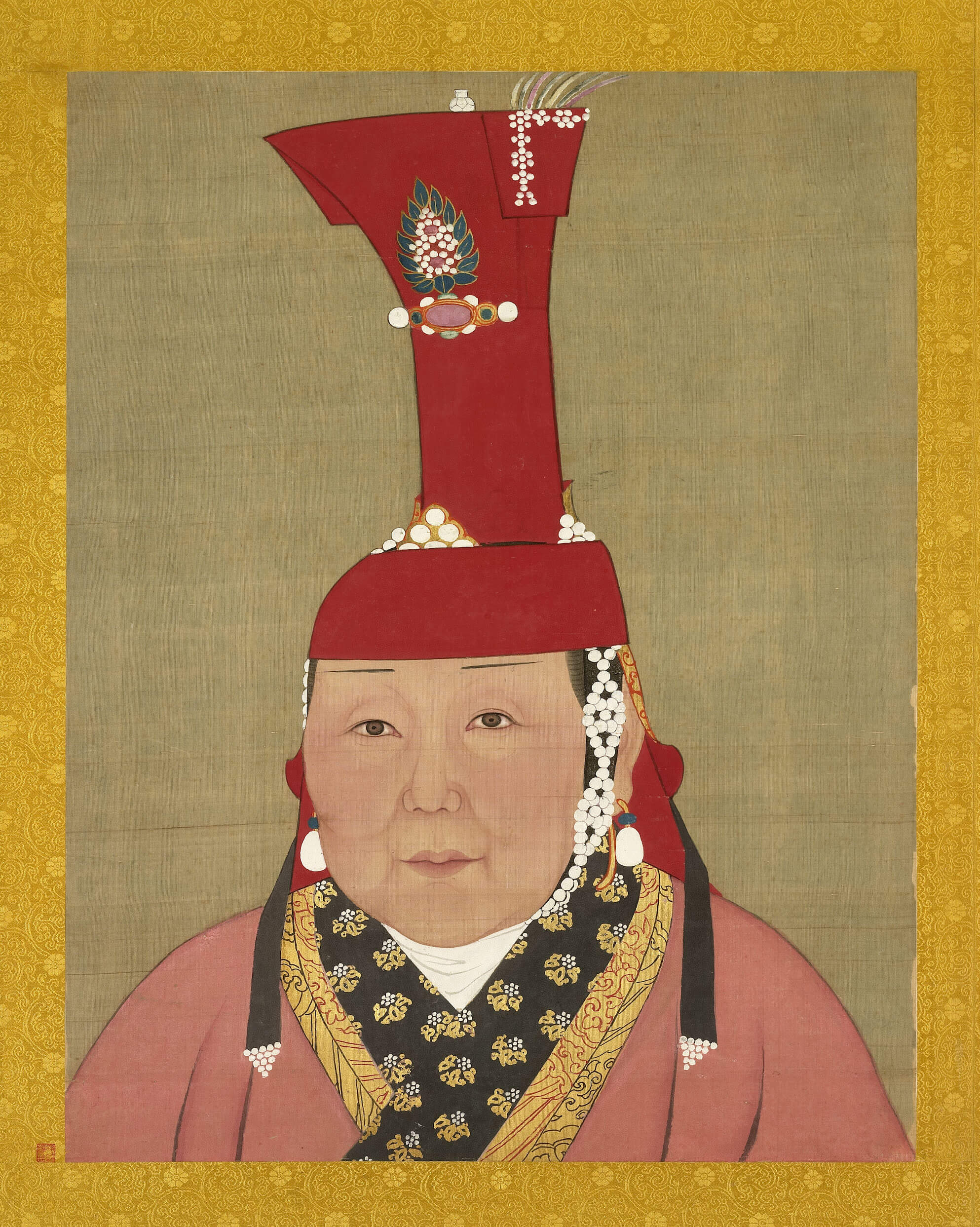 Portrait of Yingzong's Empress of the Yuan; Portrait of Yingzong's Empress of the Yuan