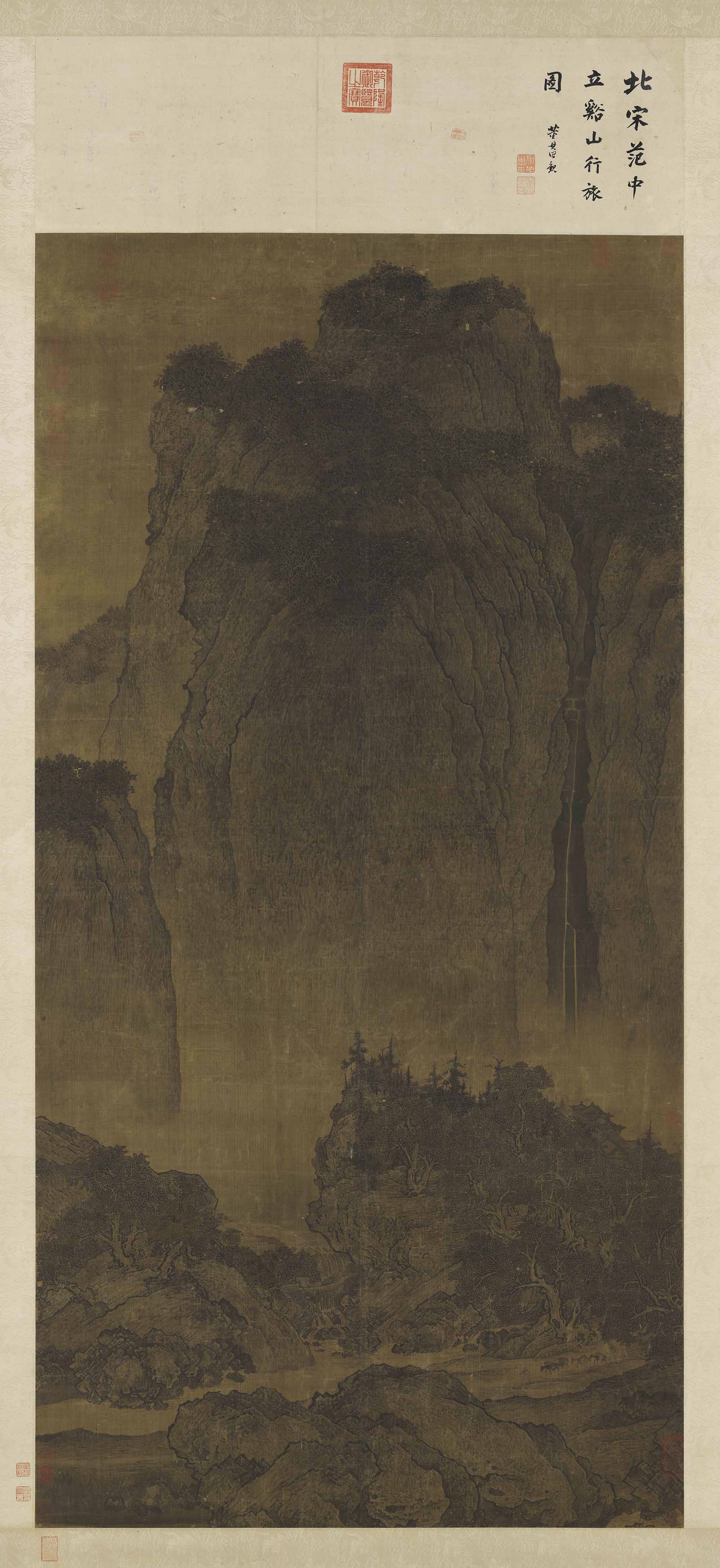 Travelers Among Mountains and Streams Fan Kuan (ca. 950-after 1032), Song dynasty