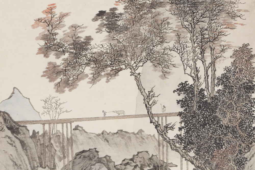 An Ancient Path in the Setting Sun Pu Hsin-yu (1896-1963), Republican period_preview