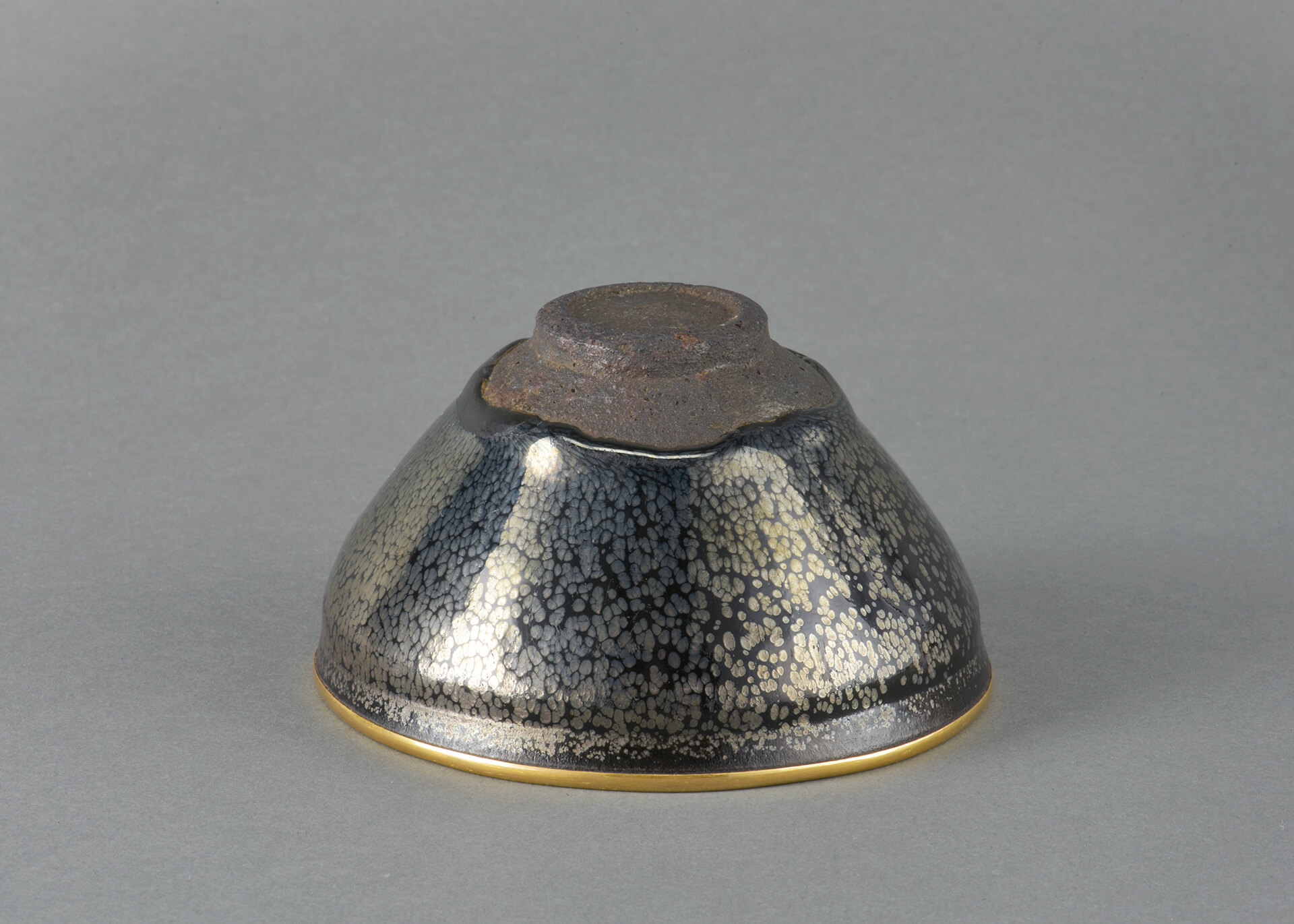 Southern Song dynasty, 12th-13th century Jian ware Tea bowl with silvery spots against Tenmoku glaze