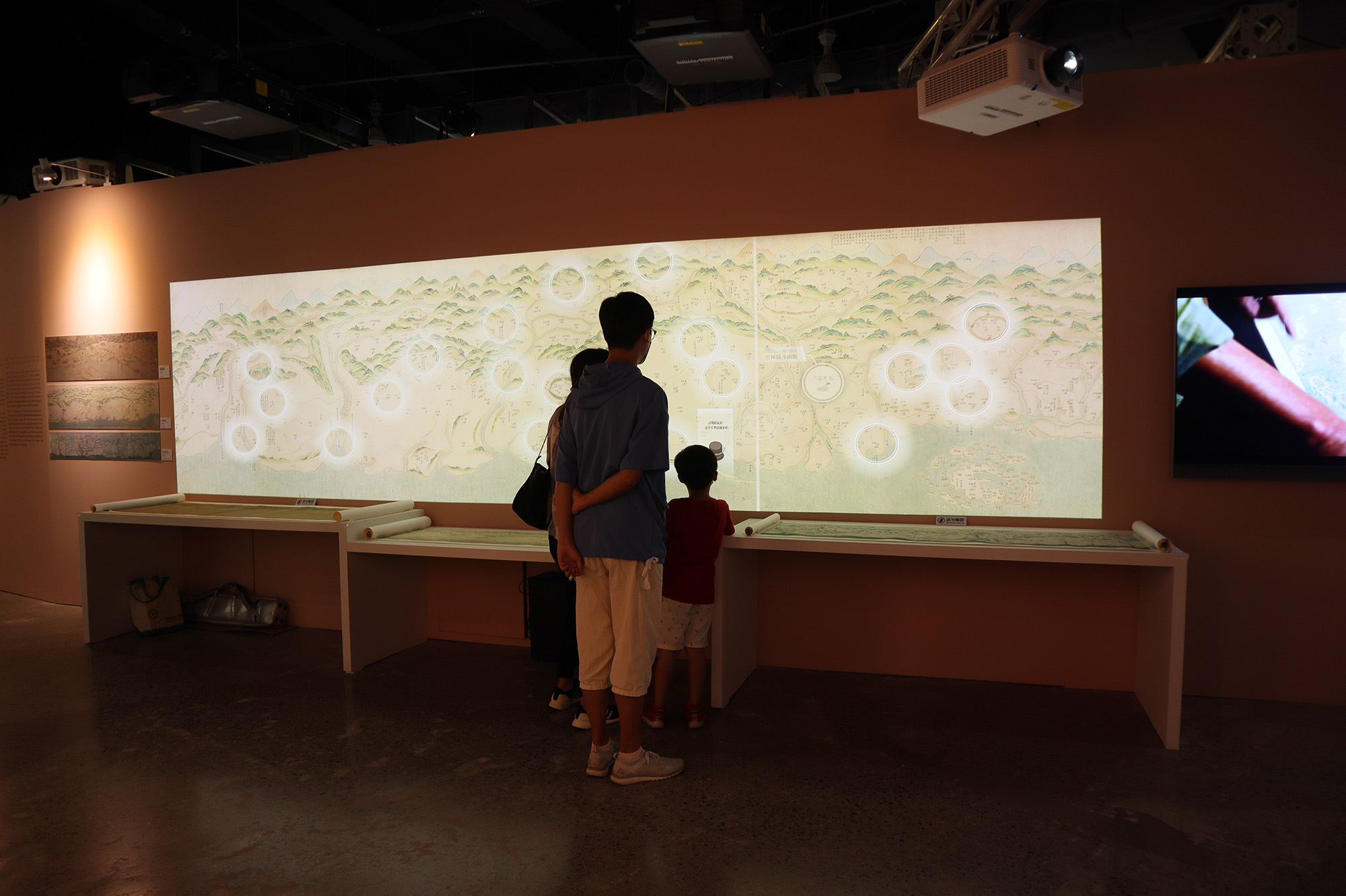 Map of Taiwan, Qing Dynasty Interactive Installation