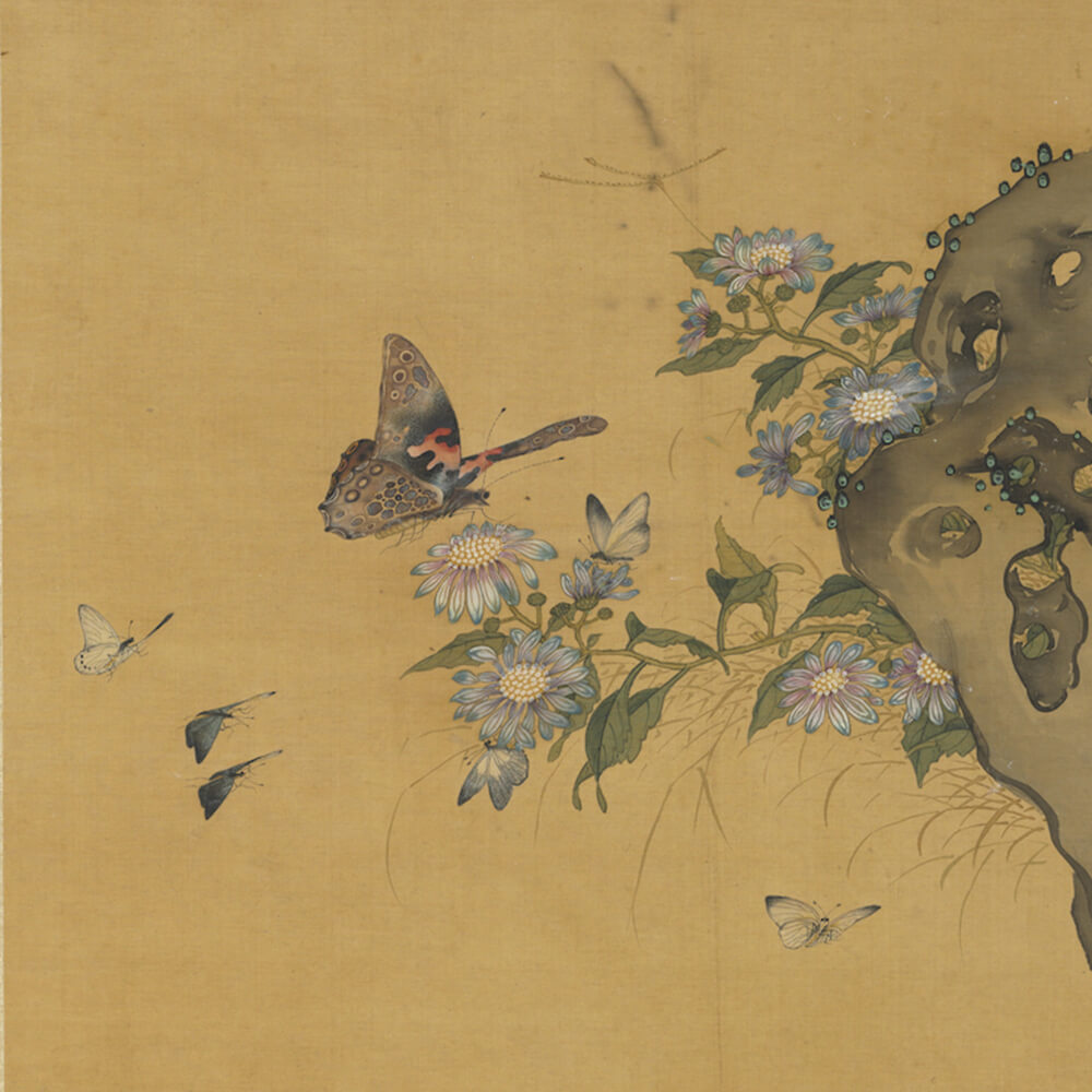 Copy of Ancient Flower and Butterfly Paintings _preview