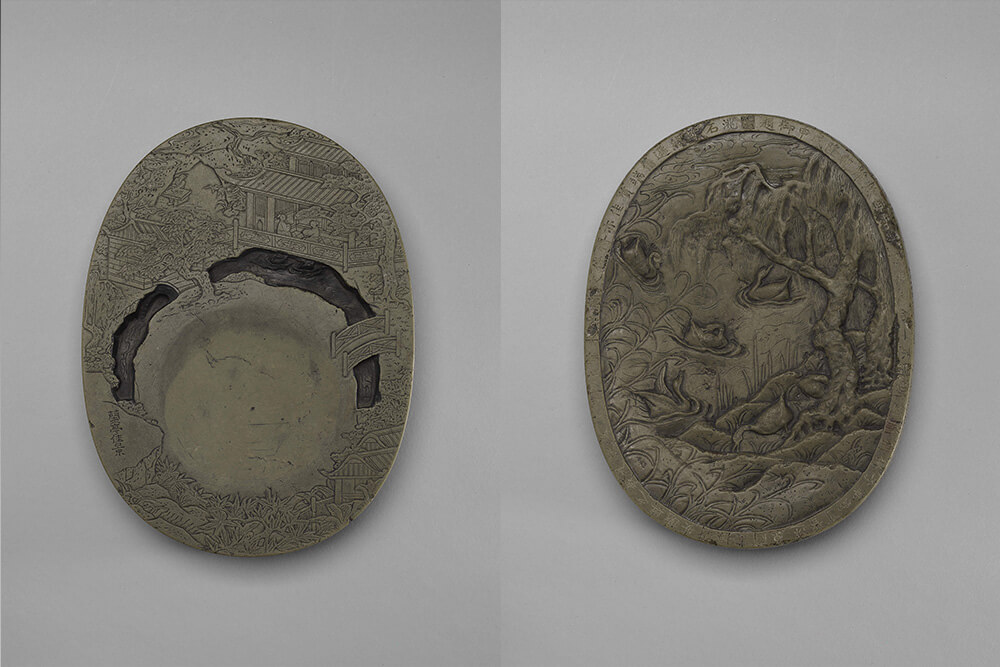 Tao River inkstone with 'Orchid Pavillion' motif_Preview