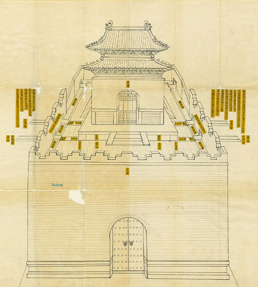 Tall Buildings in Front of the Emperors' Tombs in the Taidong Mausoleum_preview