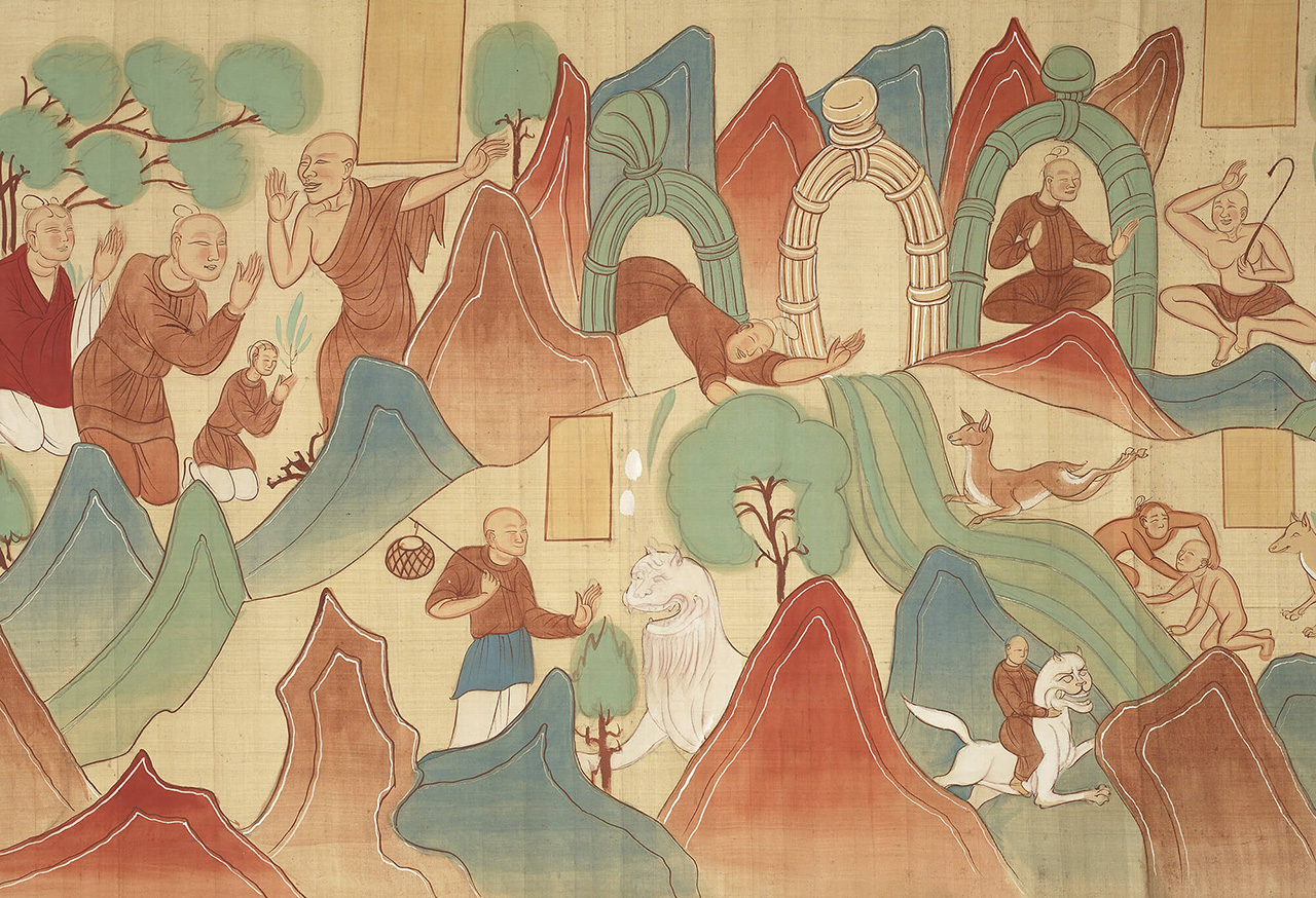 Copy of a Northern Zhou Painting from Mogao Cave 428 at Dunhuang
_預覽圖