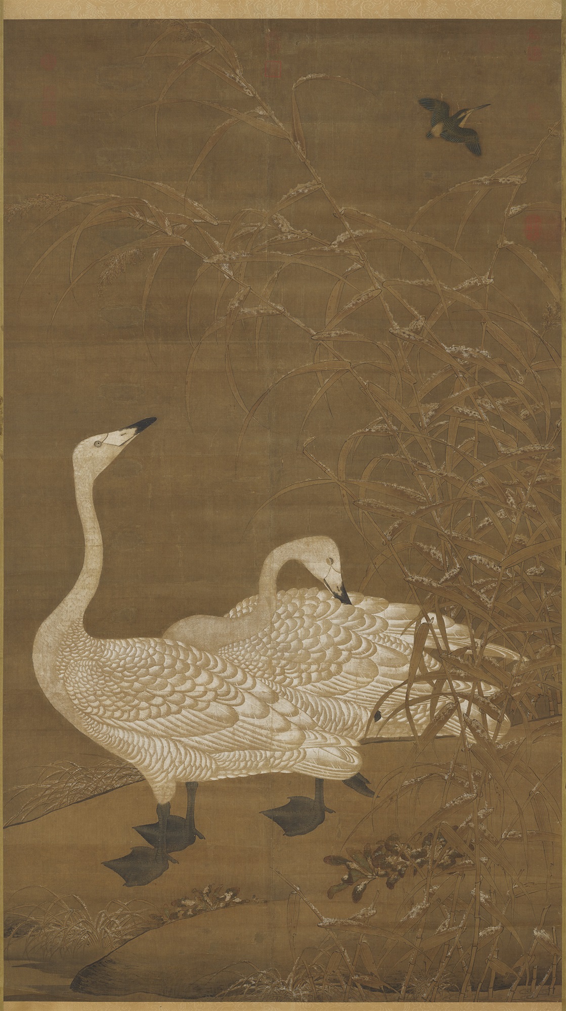 Flowering Reeds and a Pair of Swans, Anonymous, Song dynastypreview