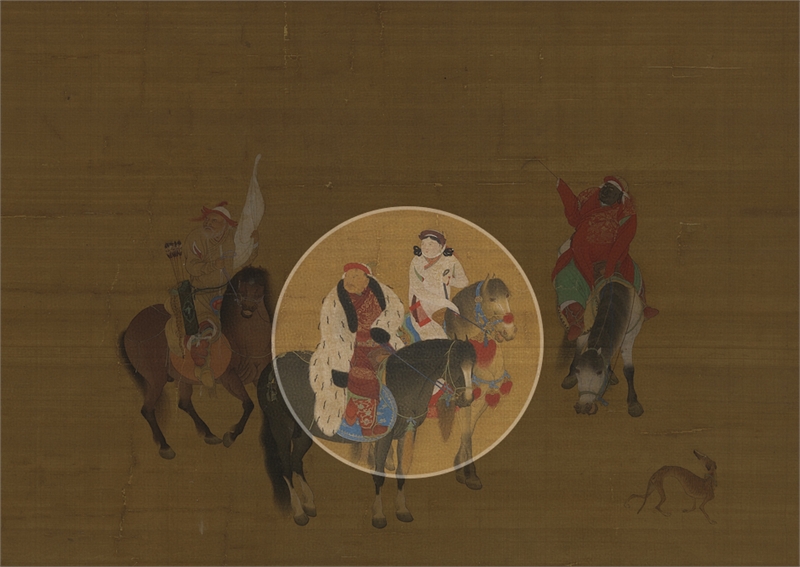 Kublai Khan and his empress