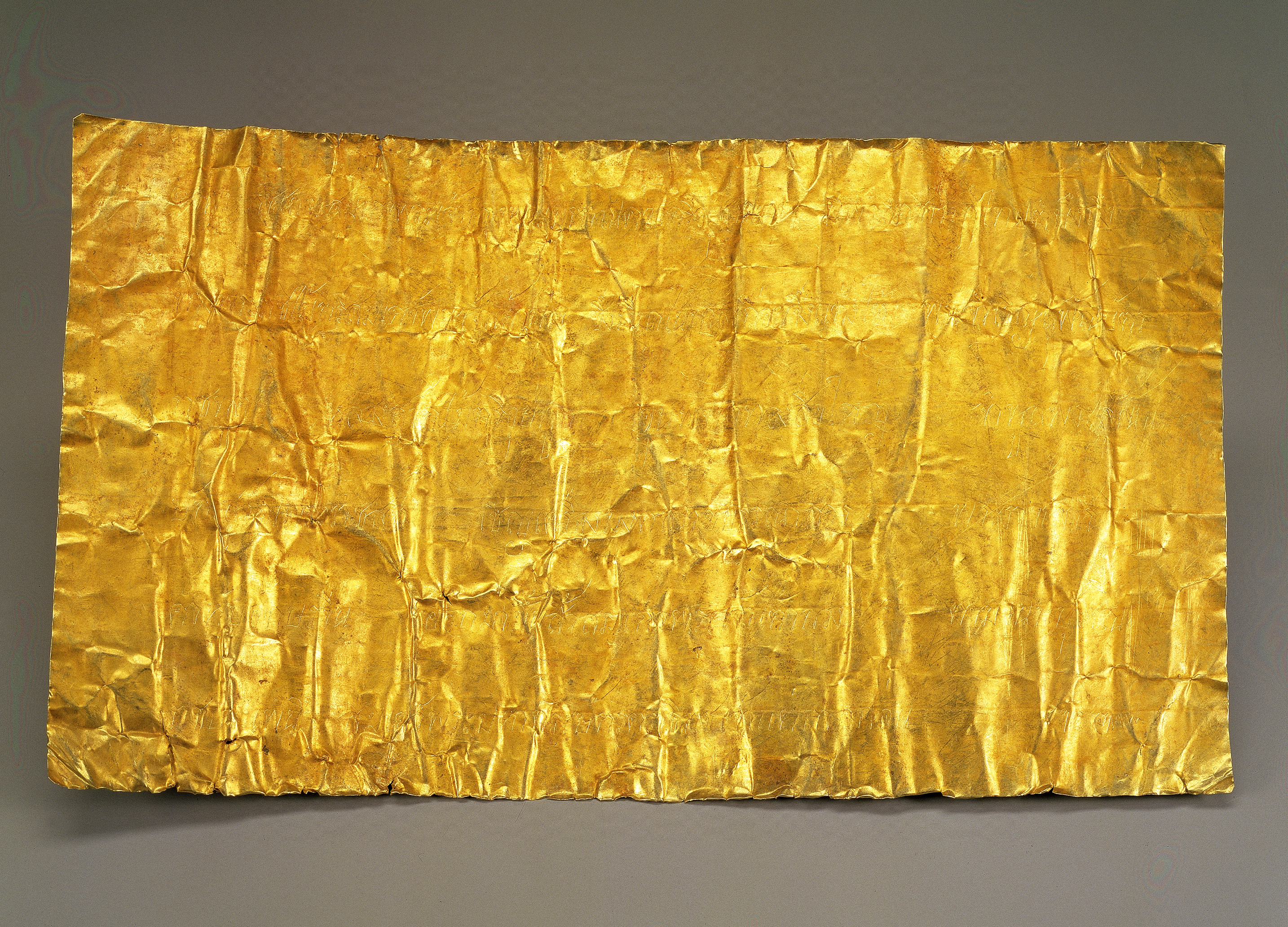 Gold-leaf Tributary Document from Siam
