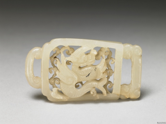 国際ブランド 中国 玉石白玉彫刻 玉器 環 装飾品 C 3757E C 美術品 ...