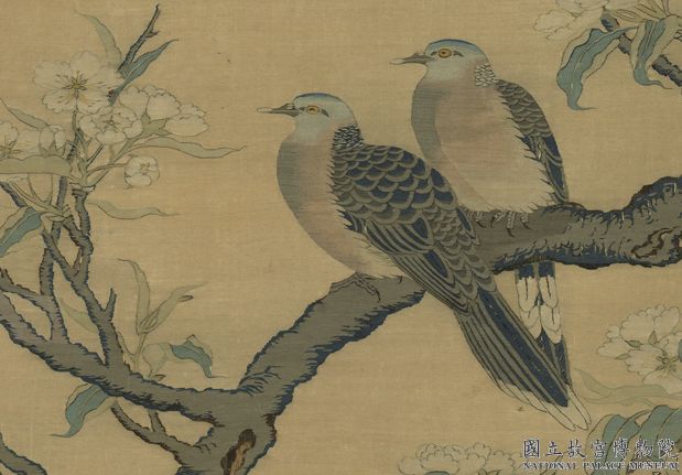 宋沈子蕃緙絲花鳥　軸