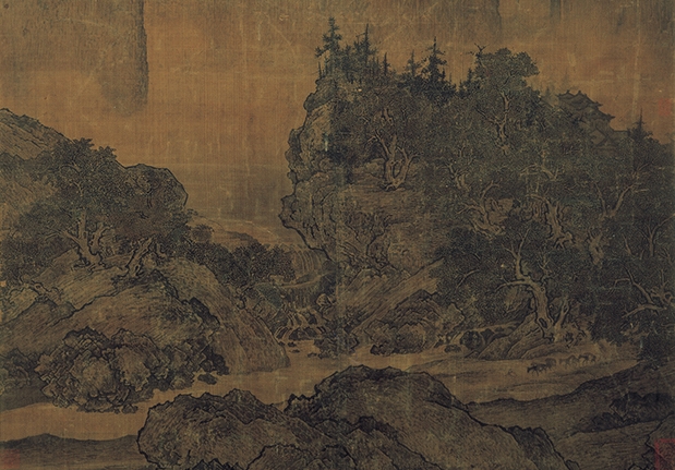 Travelers Among Mountains and Streams